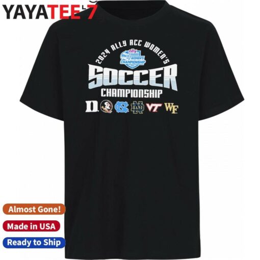 2024 Ally ACC Women’s Women’s Soccer 1st Championship Six Teams Shirt