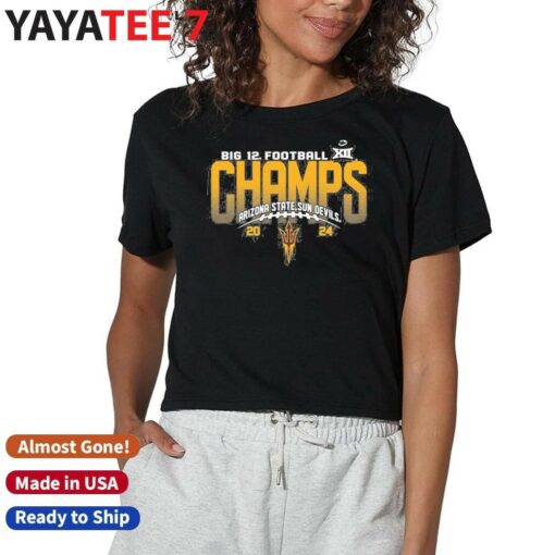 2024 Big 12 Football Champions Arizona State Sun Devils Victory Shirt