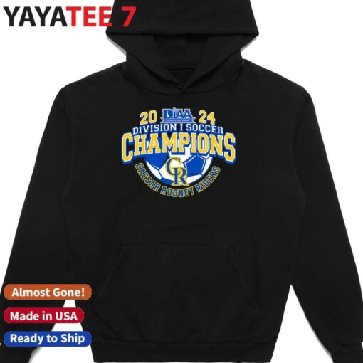 2024 DIAA Division I Soccer Champions Caesar Rodney Riders shirt