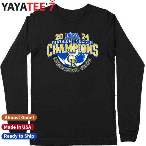 2024 DIAA Division I Soccer Champions Caesar Rodney Riders shirt