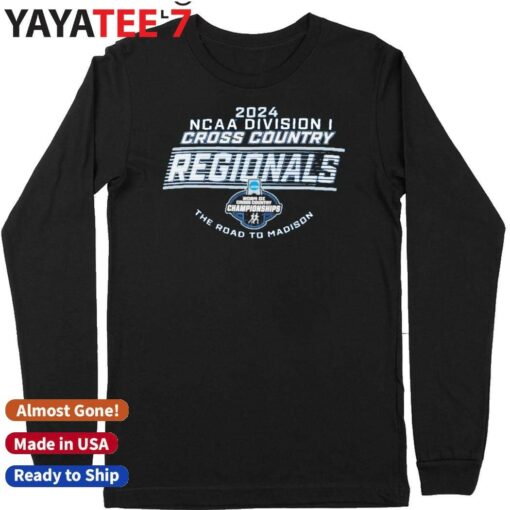 2024 NCAA Division I Cross Country Regionals championship shirt