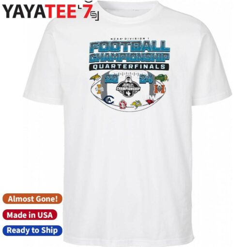 2024 NCAA Division I Football Championship Quarterfinals Eight Teams Shirt