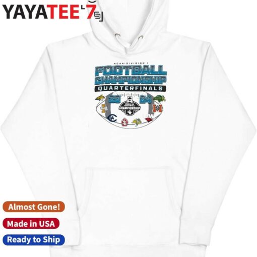 2024 NCAA Division I Football Championship Quarterfinals Eight Teams Shirt