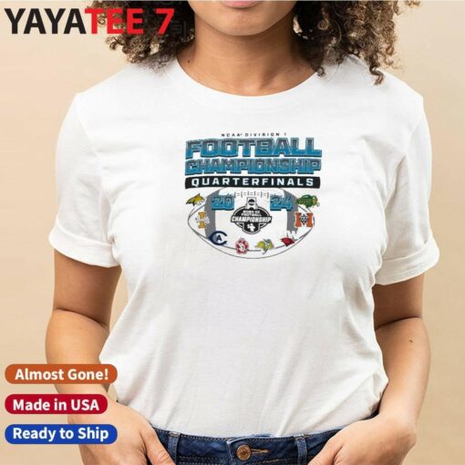 2024 NCAA Division I Football Championship Quarterfinals Eight Teams Shirt