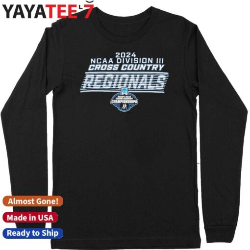 2024 NCAA Division III Cross Country Regionals Championships shirt