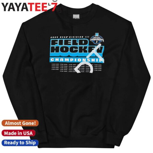 2024 NCAA Division III Field Hockey 1st 2nd 3rd Rounds Shirt