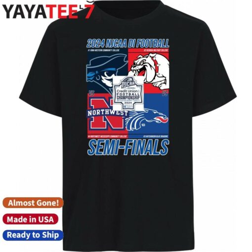 2024 NJCAA DI Football Championship Semi-Finals Shirt