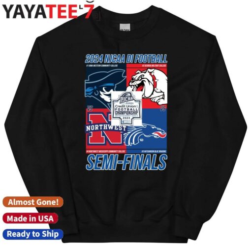 2024 NJCAA DI Football Championship Semi-Finals Shirt