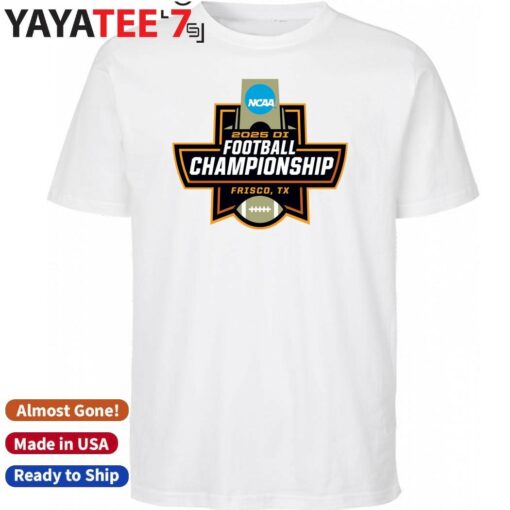 2025 NCAA Division I Football Championship Frisco, TX Logo Shirt