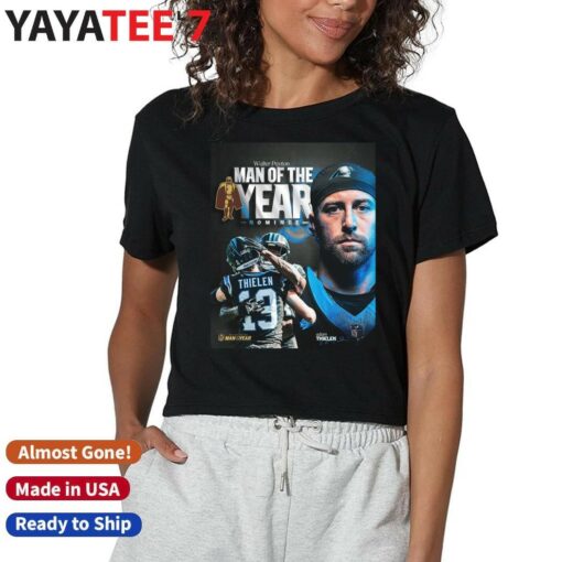 Adam Thielen Panthers Walter Payton Man of the Year nominee Congrats shirt