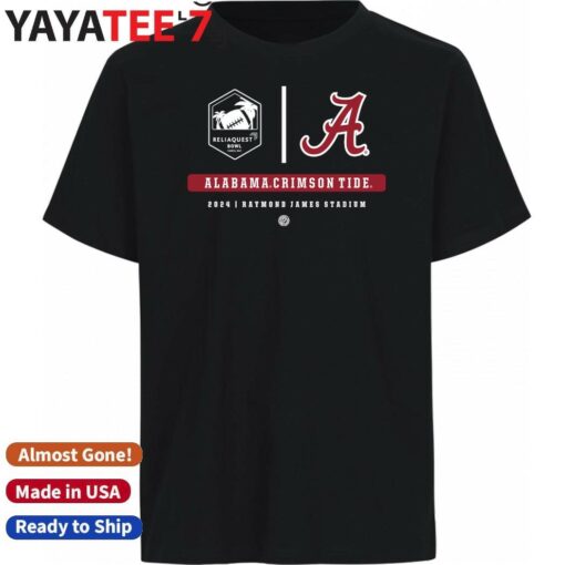 Alabama Crimson Tide 2024 ReliaQuest Bowl Raymond James Stadium Shirt