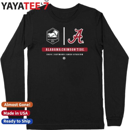 Alabama Crimson Tide 2024 ReliaQuest Bowl Raymond James Stadium Shirt