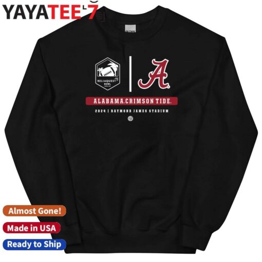 Alabama Crimson Tide 2024 ReliaQuest Bowl Raymond James Stadium Shirt