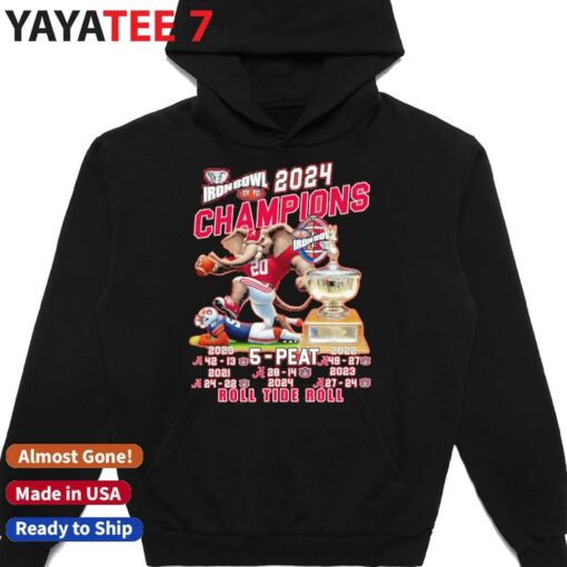 Alabama Crimson Tide 2024 The Iron Bowl Champions T-Shirt