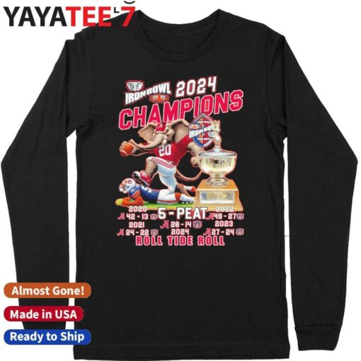 Alabama Crimson Tide 2024 The Iron Bowl Champions T-Shirt