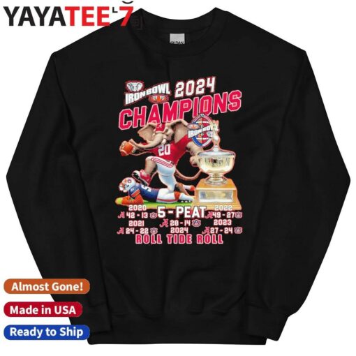 Alabama Crimson Tide 2024 The Iron Bowl Champions T-Shirt