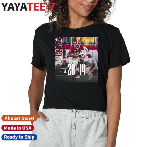 Alabama Crimson Tide 28-14 Auburn Tigers Final Our State Roll Tide shirt