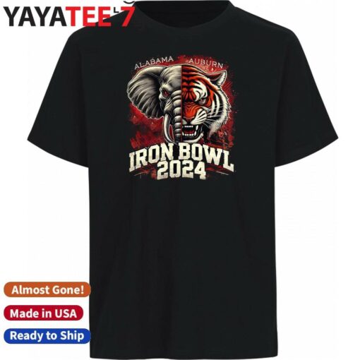 Alabama Crimson Tide Vs. Auburn Tigers 2024 Iron Bowl Showdown Shirt