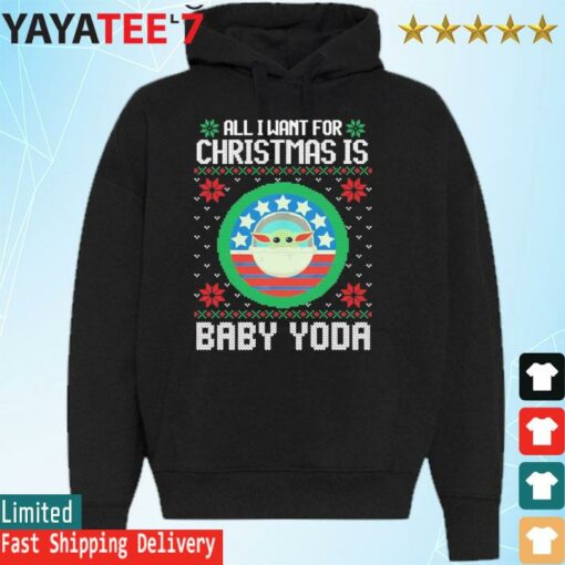 All I want for Christmas is Baby Yoda ugly sweater