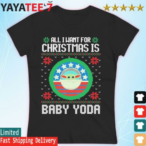 All I want for Christmas is Baby Yoda ugly sweater