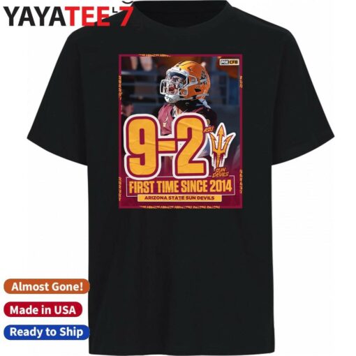 Arizona State Sun Devils football 9-2 Victory first time since 2014 shirt