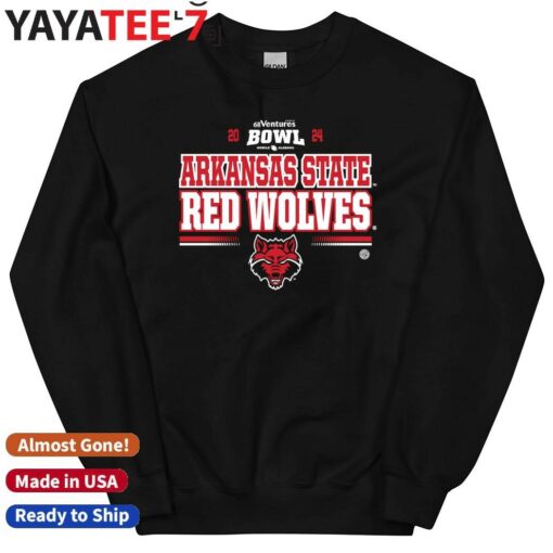 Arkansas State Red Wolves 2024 68 Ventures Bowl Graphic Shirt