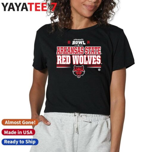 Arkansas State Red Wolves 2024 68 Ventures Bowl Graphic Shirt