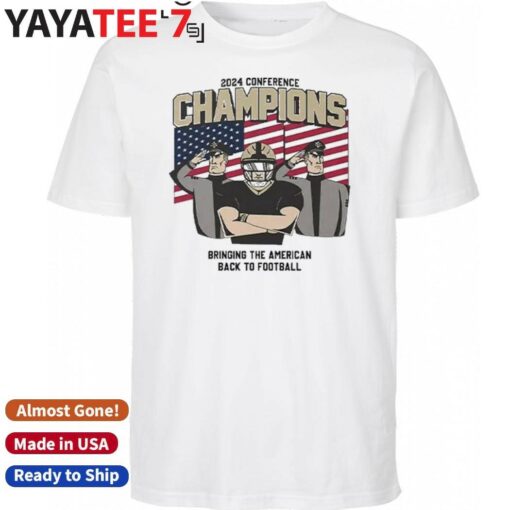 Army Black Knights 2024 AAC Football Champions Bringing The American Back To Football Shirt