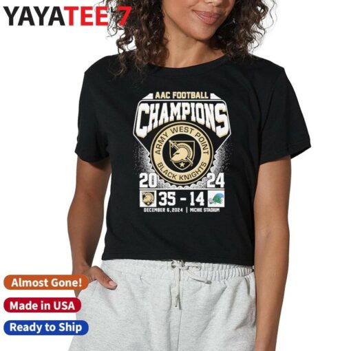 Army Black Knights 2024 AAC Football Champions Champions Score 35 14 Shirt