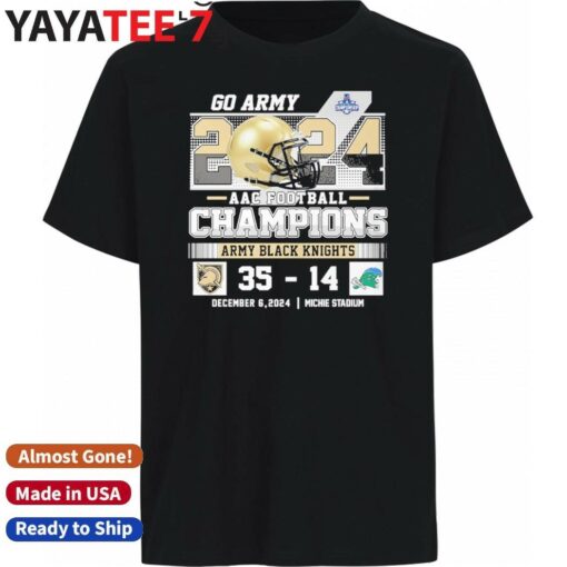 Army Black Knights AAC Football Champions 2024 Go Army Shirt