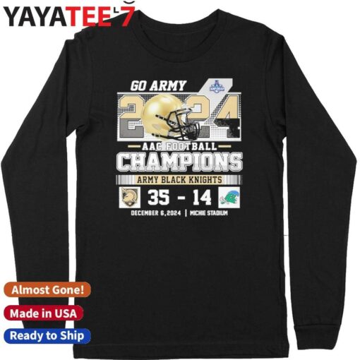 Army Black Knights AAC Football Champions 2024 Go Army Shirt