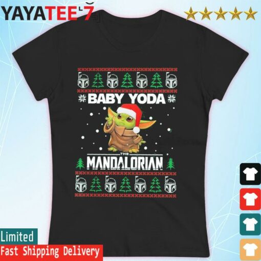 Baby Yoda, Star War the Mandalorian 2022 ugly christmas sweater