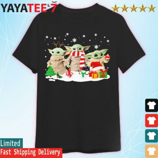 Baby Yoda Star Wars Merry Christmas 2022 shirt