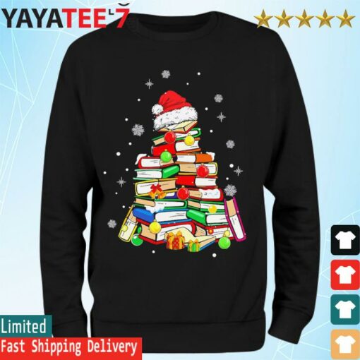 Book Tree Merry Christmas 2022 Gift Shirt