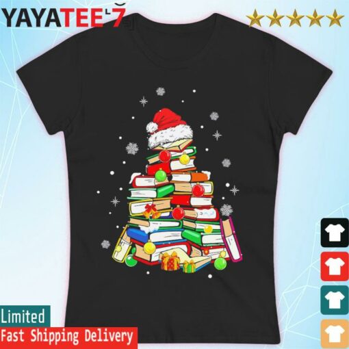 Book Tree Merry Christmas 2022 Gift Shirt