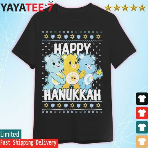 Cute Bears Happy Hanukkah ugly Christmas shirt