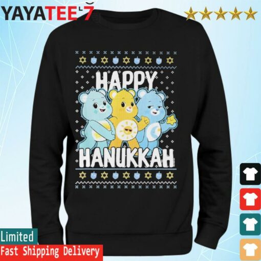 Cute Bears Happy Hanukkah ugly Christmas shirt