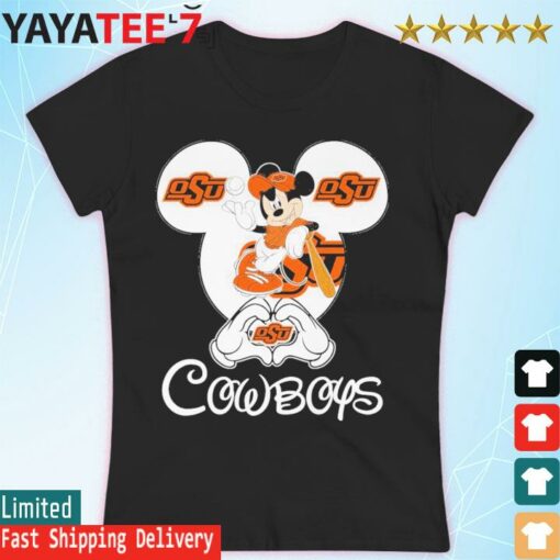 Disney Mickey Mouse I Love OSU Cowboys shirt