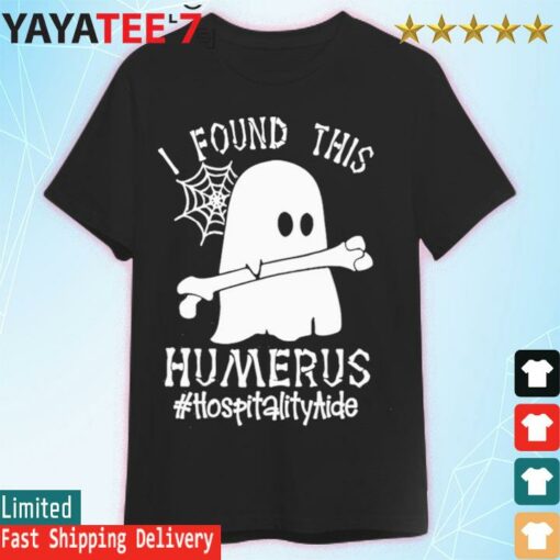 Ghost I found this Femurus #Hospitality Aide Halloween shirt