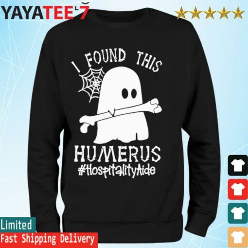 Ghost I found this Femurus #Hospitality Aide Halloween shirt