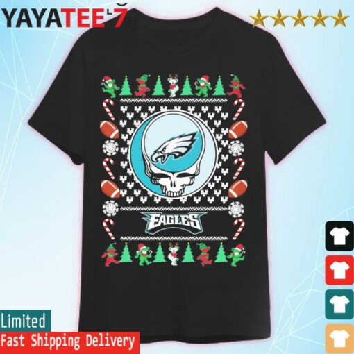 Grateful Dead Philadelphia Eagles Ugly Christmas 2022 shirt