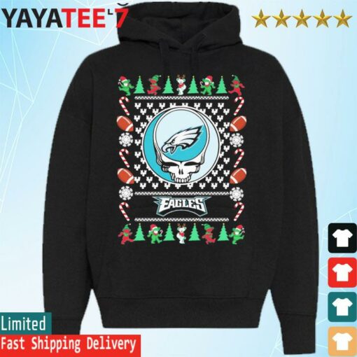 Grateful Dead Philadelphia Eagles Ugly Christmas 2022 shirt