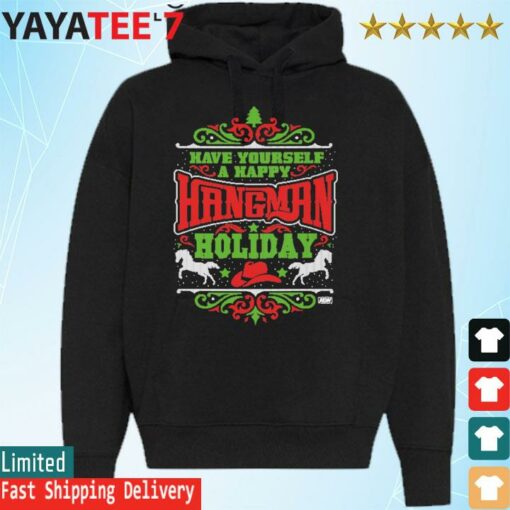 Hangman Adam Page – A Happy Hangman ugly Christmas Sweatshirt