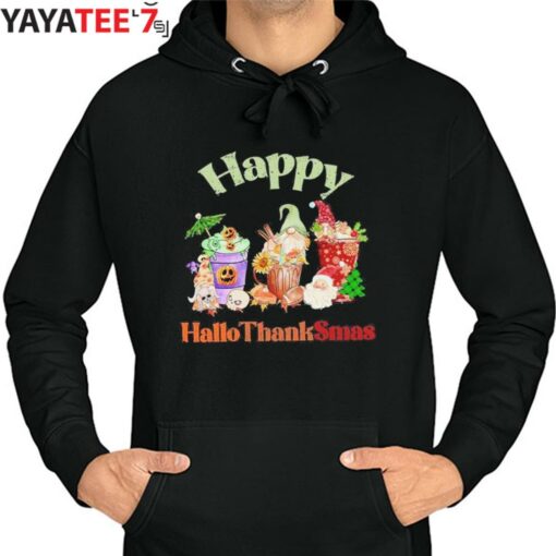 Happy Hallothanksmas, Halloween, Thanksgiving, Christmas T-Shirt