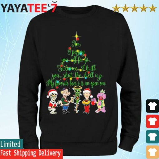 Jeff Dunham Characters Am I pissing You off fa fa Merry Christmas shirt