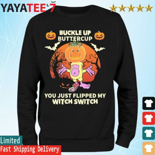 Jeff Dunham Peanut Buckle up buttercup You just flipped my Witch Switch Halloween shirt