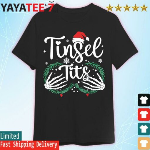 Jingle Balls And Tinsel Tits Fun Christmas Couple Chestnuts shirt