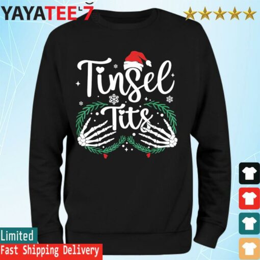 Jingle Balls And Tinsel Tits Fun Christmas Couple Chestnuts shirt