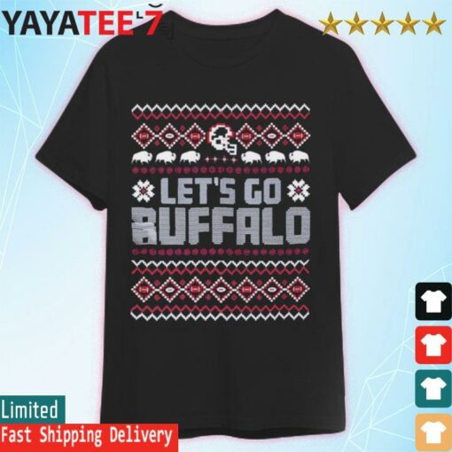 Let’s Go Buffalo Christmas 2022 ugly sweater