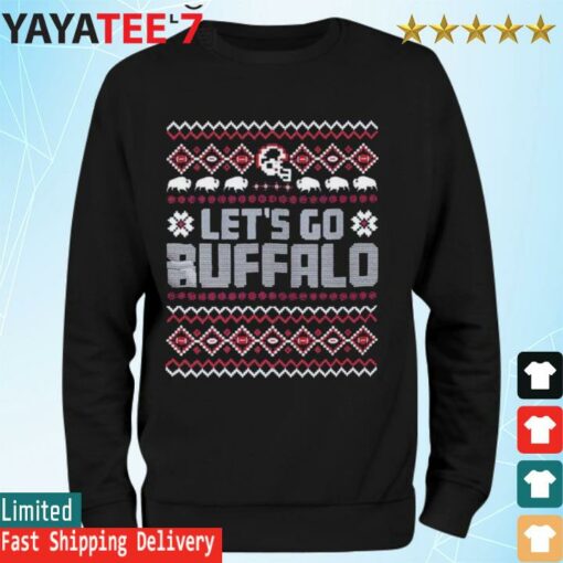 Let’s Go Buffalo Christmas 2022 ugly sweater